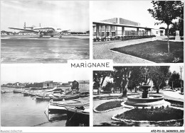 AFZP11-13-0840 - MARIGNANE - Arrivée D'un Courrier - Le Stade - Port Du Jat - La Fontaine - Marignane