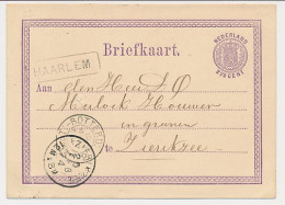 Trein Haltestempel Haarlem 1874 - Lettres & Documents