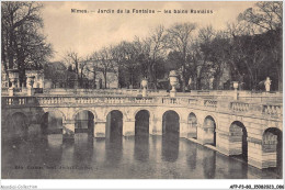 AFPP3-30-0248 - NIMES - Jardin De La Fontaine - Les Bains Romains - Nîmes