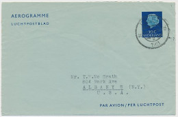 Luchtpostblad G. 10 Delft - Albany USA 1961 - Entiers Postaux