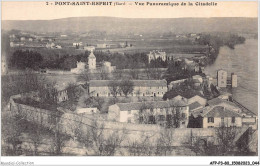 AFPP3-30-0227 - PONT-ST-ESPRIT - Vue Panoramique De La Citadelle - Pont-Saint-Esprit