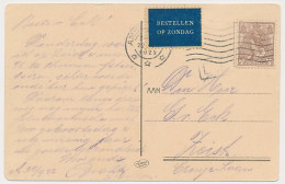 Bestellen Op Zondag - Amsterdam - Zeist 1922 - Cartas & Documentos