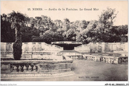AFPP2-30-0187 - NIMES - Jardin De La Fontaine - Le Grand Mur - Nîmes