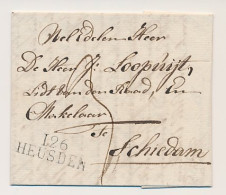 126 HEUSDEN - Schiedam 1812 - ...-1852 Préphilatélie
