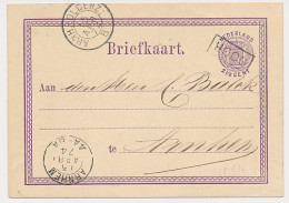 Trein Haltestempel Goor 1874 - Lettres & Documents