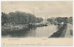 Prentbriefkaart Groningen - Reitdiep 1904 - Sonstige & Ohne Zuordnung