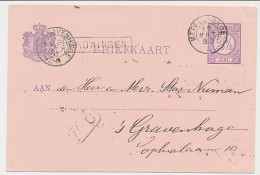 Trein Haltestempel Groningen 1883 - Brieven En Documenten
