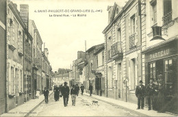 44  SAINT PHILBERT DE GRAND LIEU - LA GRAND RUE - LA MAIRIE (ref 2571) - Saint-Philbert-de-Grand-Lieu