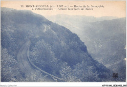 AFPP2-30-0102 - LE MONT-AIGOUAL - Route De La Serreyrede A L'observatoire - Grand Tournant De Barot - Autres & Non Classés