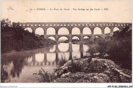 AFPP1-30-0025 - NIMES - Le Pont Du Gard - The Bridge On The Gard - Nîmes