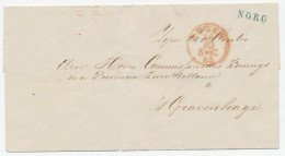 Naamstempel Norg 1865 - Lettres & Documents