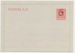 Postblad G. 17 X  - Entiers Postaux
