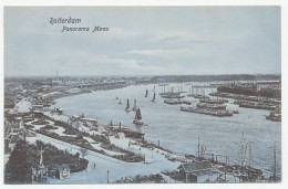 Prentbriefkaart Rotterdam - Panorama Maas 1906 - Sonstige & Ohne Zuordnung