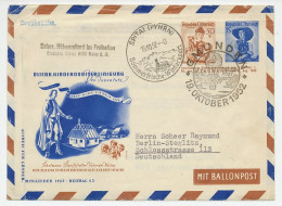 Postal Stationery Austria 1952 Children Village - Balloon Post  - Otros & Sin Clasificación