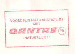 Meter Cover Netherlands 1988 Qantas - Australian Airline - Kangaroo - Avions