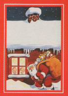 WEIHNACHTSMANN SANTA CLAUS Neujahr Weihnachten Vintage Ansichtskarte Postkarte CPSM #PAU361.DE - Santa Claus