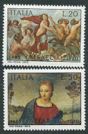 Italia, Italy, Italie, Italien 1970; Raffaello : “Trionfo Di Galatea” + “Madonna Del Cardellino”. Serie Completa - Desnudos