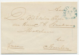 Halfrond-Francostempel Gorinchem - Haarlem 1851 - ...-1852 Prephilately