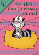 KATZE MIEZEKATZE Tier Vintage Ansichtskarte Postkarte CPSM Unposted #PAM075.DE - Cats