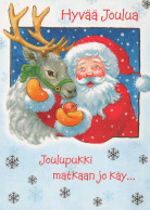 WEIHNACHTSMANN SANTA CLAUS WEIHNACHTSFERIEN Vintage Postkarte CPSM #PAJ968.DE - Santa Claus