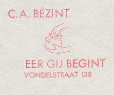 Meter Cover Netherlands 1963 Wallet - Reflect Before You Begin - Unclassified