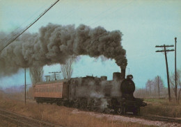 ZUG Schienenverkehr Eisenbahnen Vintage Ansichtskarte Postkarte CPSM #PAA772.DE - Trains