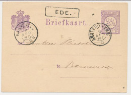 Trein Haltestempel Ede 1880 - Lettres & Documents
