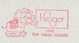 Meter Top Cut USA 1962 Elephant - Top Value Stamps - Andere & Zonder Classificatie