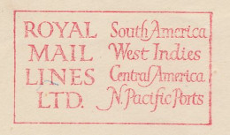 Meter Cover GB / UK 1949 Royal Mail Lines Ltd. - South America - West Indies  - Autres & Non Classés