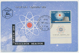 Maximum Card Israel 1960 Atomic Research Reactor - Sonstige & Ohne Zuordnung