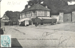 C. P. A. : 78 : ROCQUENCOURT : Maison LANDAULT, Au Rendez-vous Des Cyclistes, Timbre En 1907 - Rocquencourt