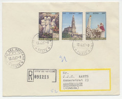 Registered Cover Vatican 1967 Fatima - Other & Unclassified