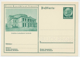 Druckprobe - Postal Stationery Germany Theatre Karlsruhe - Théâtre