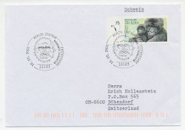 Cover / Postmark Germany 2001 Monkey - Autres & Non Classés