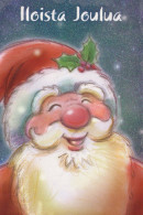 PAPÁ NOEL Feliz Año Navidad Vintage Tarjeta Postal CPSM #PBL385.ES - Santa Claus