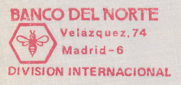 Meter Cut Spain 1984 Bee - Bank - Otros & Sin Clasificación