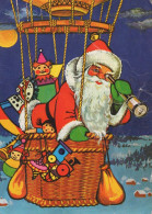 PAPÁ NOEL Feliz Año Navidad Vintage Tarjeta Postal CPSM #PBL198.ES - Santa Claus