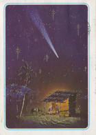 SANTOS Navidad Cristianismo Vintage Tarjeta Postal CPSM #PBB793.ES - Santi