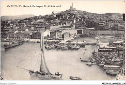 AFZP6-13-0500 - MARSEILLE - Bassin De Carénage Et Notre-dame De La Garde - Notre-Dame De La Garde, Funicular Y Virgen