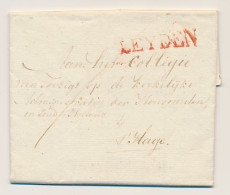 Oegstgeest / Poelgeest - LEYDEN - S Gravenhage 1820 - ...-1852 Vorläufer