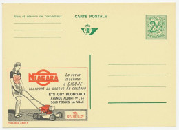 Publibel - Postal Stationery Belgium 1970 Lawn Mower - Agricultura
