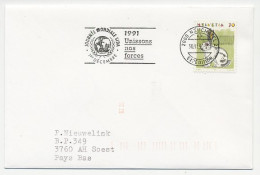 Cover / Postmark Switzerland 1991 AIDS - SIDA - Join Forces - Otros & Sin Clasificación