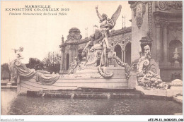 AFZP5-13-0370 - MARSEILLE - Exposition Coloniale 1922 - Fontaine Monumentale Du Grand Palais - Expositions Coloniales 1906 - 1922