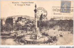 AFZP5-13-0367 - MARSEILLE - Fontaine Cantini Et Avenue Du Prado - Monumenti