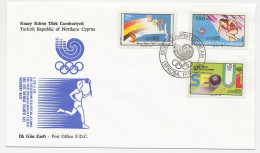Cover / Postmark Cyprus 1988 Olympic Games Seoul 1988 - Otros & Sin Clasificación