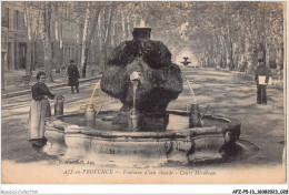 AFZP5-13-0361 - AIX-en-PROVENCE - Fontaine D'eau Chaude - Cours Mirabeau - Aix En Provence