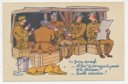 Military Service Card France Cardplay - Dog - WWII - Unclassified