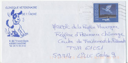 Postal Stationery / PAP France 2001 Dog - Vet - Veterinarian - Autres & Non Classés