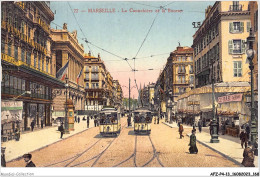 AFZP4-13-0338 - MARSEILLE - La Cannebière Et La Bourse - The Canebière, City Centre