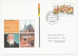 Postal Stationery Germany 2003 Lucas Cranach The Elder - Painter - Autres & Non Classés